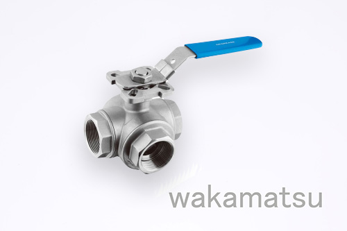 Three way ball valve